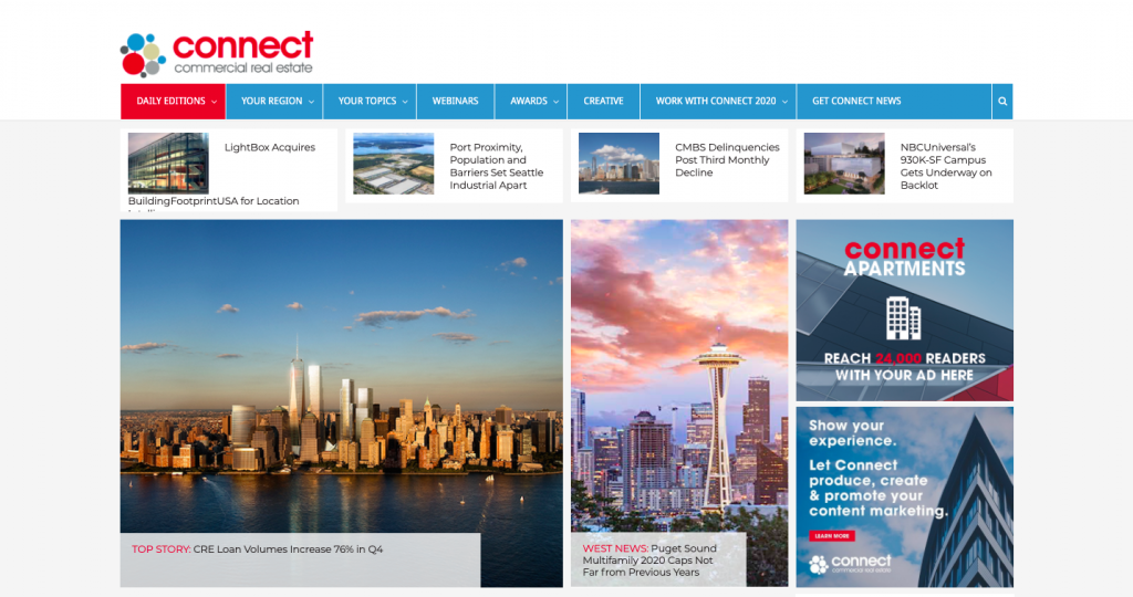 Commercial Real Estate News Websites connect media