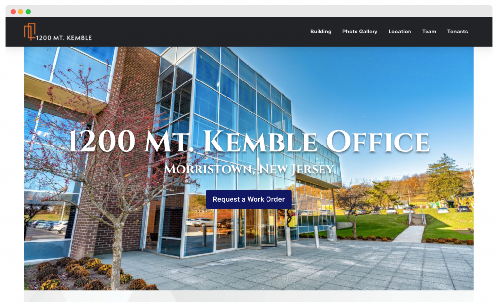 Property Management Website Design 1200 Mt Kemble