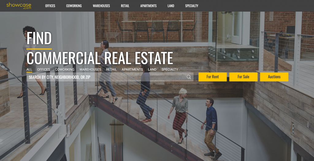 Showcase Commercial Real Estate Listing Site